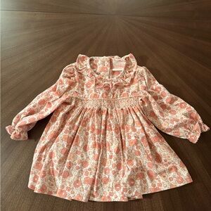 Pink Floral Baby Dress
